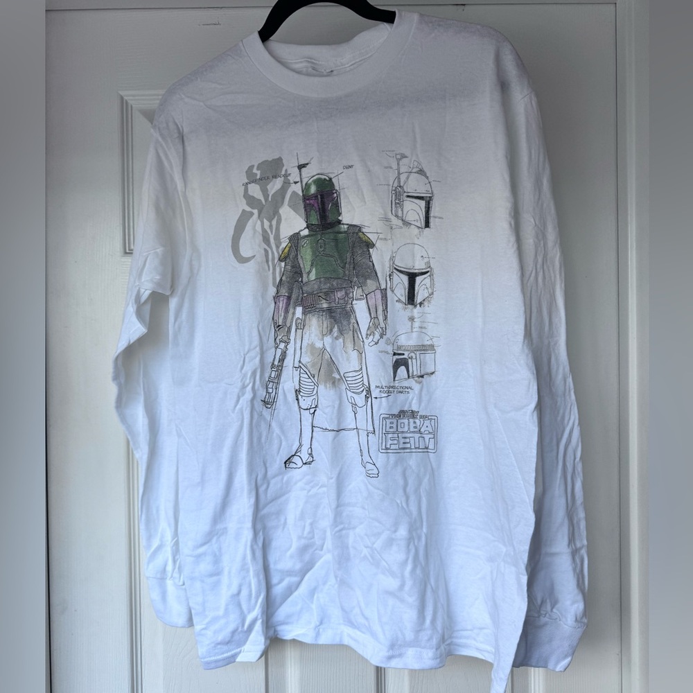 Star Wars long sleeve Tshirt THE BOOK OF BOBA FETT unisex M
